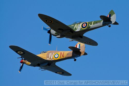 The Hurricane with Spitfire.