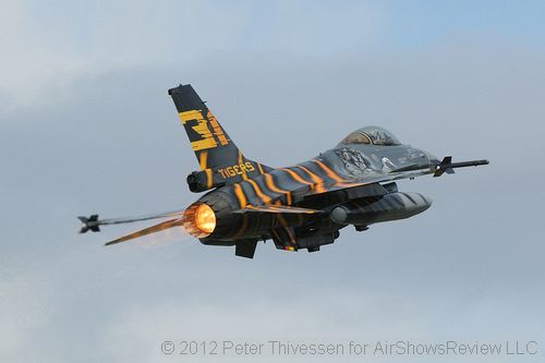 Belgian F-16 at the 2012 NATO TIger Meet.