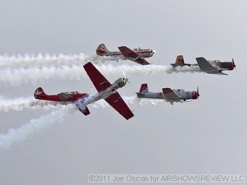 The North East Raiders Formation Team and the many aerobatic performers that made the show have a fast pace with hardly any waiting time between acts. 