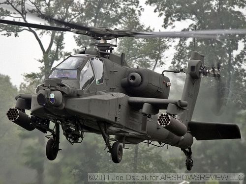 US Army AH-64A Apache Helicopter